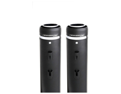 RINEHART RACING BLACK EXHAUST 17-18 FLH 4 1/2" SO
