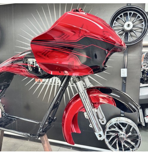 ENSEMBLE PEINTURE PERSONNALISÉE HARLEY DAVIDSON 2015 À 2023 ROAD GLIDE
