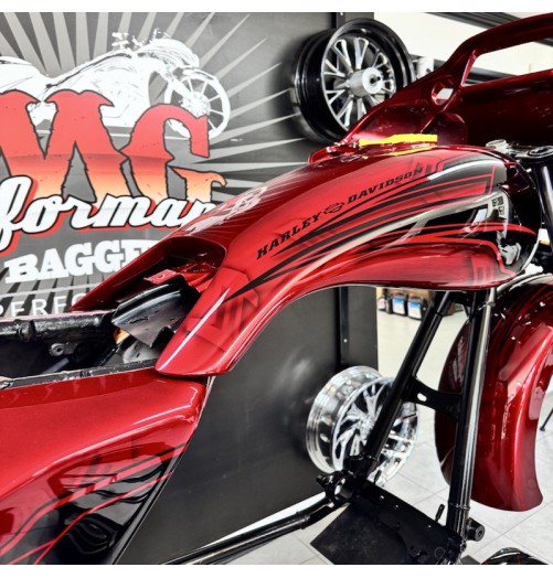 ENSEMBLE COMPLET PEINTURE PERSONNALISÉE HARLEY DAVIDSON 2015 À 2023 ROAD GLIDE