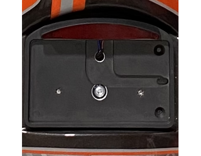 LICENSE PLATE SUPPORT WITH LED LIGHT