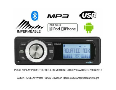 AQUATIC AV STÉRÉO BLUETOOTH HARLEY-DAVIDSON, MG PERFORMANCE