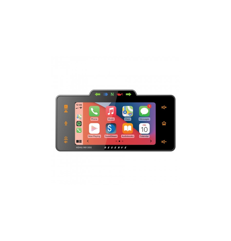 SOUNDSTREAM RESERVE HDHU.9813SG PLUG-N-PLAY HEADUNIT RECEIVER POUR 1998-2013 HARLEY STREET GLIDE SEULEMENT PRECISION POWER SOUNDSTREAM RESERVE HDHU.9813SG PLUG-N-PLAY HEADUNIT RECEIVER POUR 1998-2013 HARLEY STREET GLIDE SEULEMENT PRECISION POWER