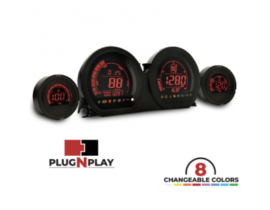 HD-03 4 CADRANS LCD KIT (8 CHANGEABLE COULEURS) HARLEY-DAVIDSON 2014-2023