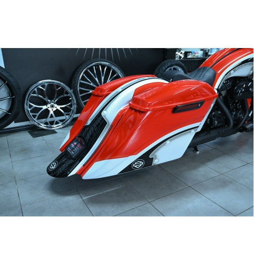 LED BRAKE / FLASHER LIGHT KIT (2) SMOKE FOR HARLEY DAVIDSON BAGGERS