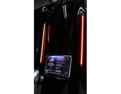 LED BRAKE / FLASHER LIGHT KIT (2) SMOKE FOR HARLEY DAVIDSON BAGGERS