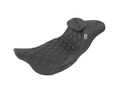SADDLEMEN SDC PERFORMANCE SEAT WITH INTEGRATED DRIVER BACKREST