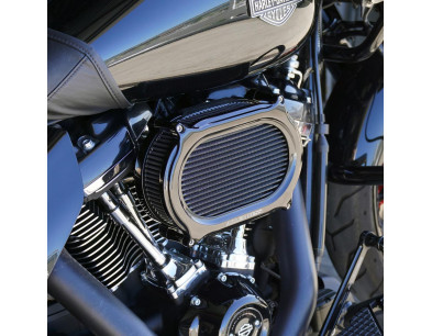 ARLENESS STAGE 2 OVAL UPGRADE AIR FILTER, BLACK