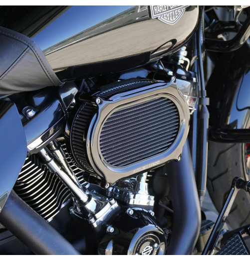 ARLENESS STAGE 2 OVAL UPGRADE AIR FILTER, BLACK
