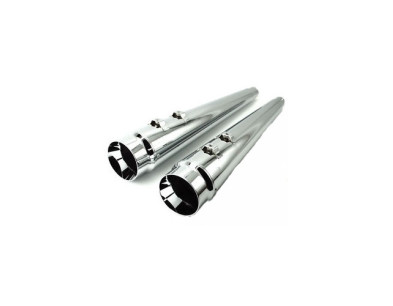 2017 À 2024 DNA SLIP ON EXHAUST SYSTEM MUFFLER BAFFLED MEGAPHONE CHROME