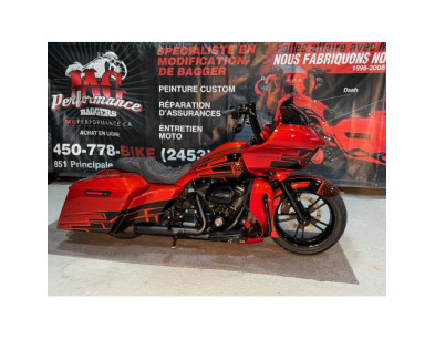 STRETCHED FUEL TANK FOR HARLEY FLH 2008 AND + TOURING M0G PERFORMANCE BAGGERS