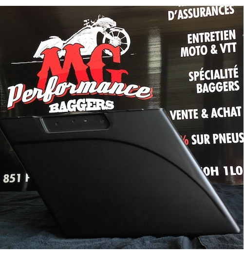 2013-1993 VALISES 4" (SACOCHES) ALLONGÉES POUR HARLEY DAVIDSON