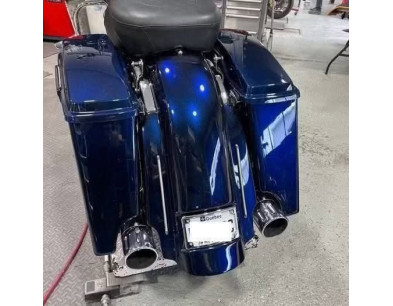 2009+ STRETCHED SADDLEBAGS BAGGER AND REAR FENDER EXTENDED MG PERFORMANCE HARLEY DAVIDSON TOURING
