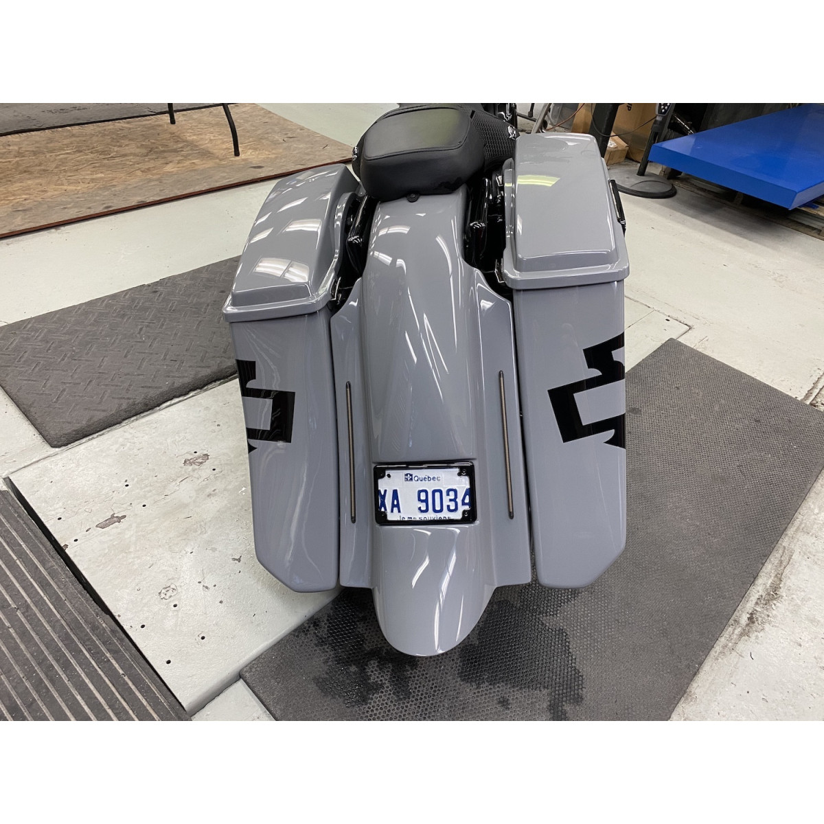 2000-2008 SUPER STRETCHED SADDLEBAGS BAGGER AND REAR FENDER SUPER EXTENDED MG PERFORMANCE HARLEY DAVIDSON TOURING