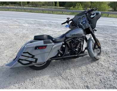 2000-2008 SUPER STRETCHED SADDLEBAGS BAGGER AND REAR FENDER SUPER EXTENDED MG PERFORMANCE HARLEY DAVIDSON TOURING