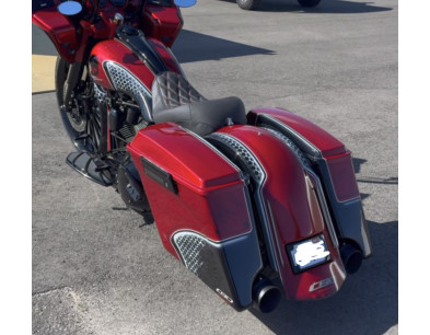 2000-2008 STRETCHED SADDLEBAGS BAGGER AND REAR FENDER EXTENDED MG PERFORMANCE HARLEY DAVIDSON TOURING