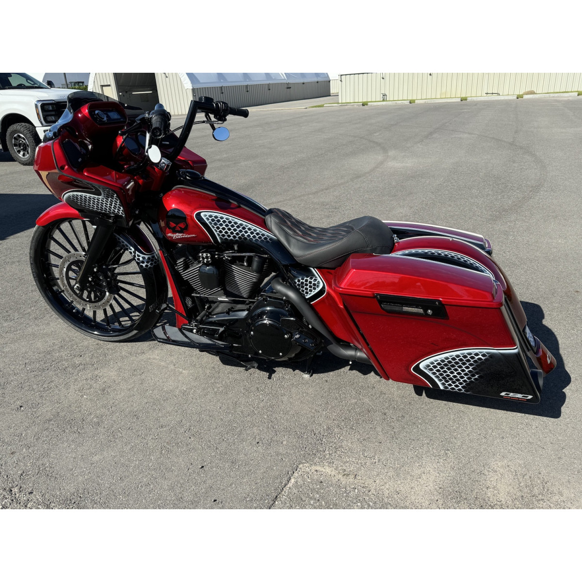 2000-2008 STRETCHED SADDLEBAGS BAGGER AND REAR FENDER EXTENDED MG PERFORMANCE HARLEY DAVIDSON TOURING