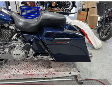 2009-2013 STRETCHED SADDLEBAGS BAGGER AND REAR FENDER EXTENDED MG PERFORMANCE HARLEY DAVIDSON TOURING