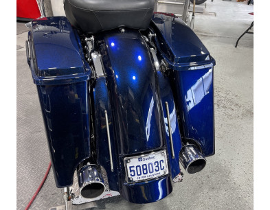 2009-2013 STRETCHED SADDLEBAGS BAGGER AND REAR FENDER EXTENDED MG PERFORMANCE HARLEY DAVIDSON TOURING
