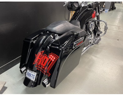 2009-2013 STRETCHED SADDLEBAGS BAGGER AND REAR FENDER EXTENDED MG PERFORMANCE HARLEY DAVIDSON TOURING