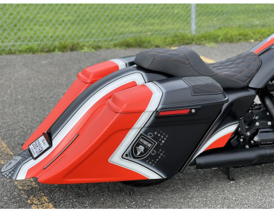 2009-2013 SUPER STRETCHED SADDLEBAGS BAGGER AND REAR FENDER SUPER EXTENDED MG PERFORMANCE HARLEY DAVIDSON TOURING