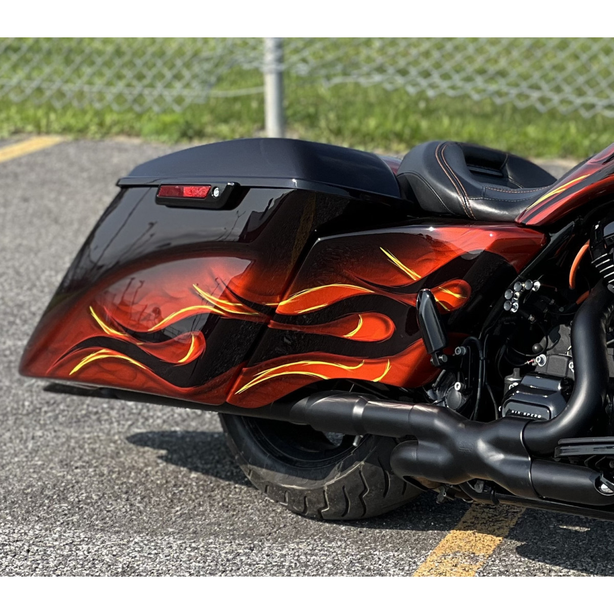 2009-2013 SUPER STRETCHED SADDLEBAGS BAGGER AND REAR FENDER SUPER EXTENDED MG PERFORMANCE HARLEY DAVIDSON TOURING