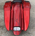 2009-2013 SUPER STRETCHED SADDLEBAGS BAGGER AND REAR FENDER SUPER EXTENDED MG PERFORMANCE HARLEY DAVIDSON TOURING