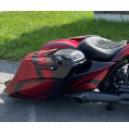 2009-2013 SUPER STRETCHED SADDLEBAGS BAGGER AND REAR FENDER SUPER EXTENDED MG PERFORMANCE HARLEY DAVIDSON TOURING