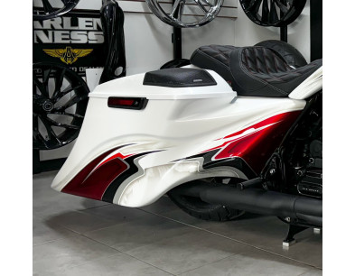 2009-2013 SUPER STRETCHED SADDLEBAGS BAGGER AND REAR FENDER SUPER EXTENDED MG PERFORMANCE HARLEY DAVIDSON TOURING
