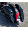 2009-2013 SUPER STRETCHED SADDLEBAGS BAGGER AND REAR FENDER SUPER EXTENDED MG PERFORMANCE HARLEY DAVIDSON TOURING