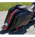 2009-2013 SUPER STRETCHED SADDLEBAGS BAGGER AND REAR FENDER SUPER EXTENDED MG PERFORMANCE HARLEY DAVIDSON TOURING