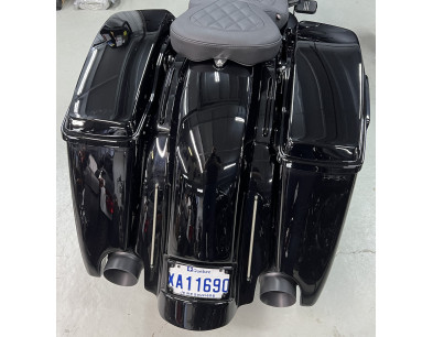 2014-2023 STRETCHED SADDLEBAGS BAGGER AND REAR FENDER EXTENDED MG PERFORMANCE HARLEY DAVIDSON TOURING