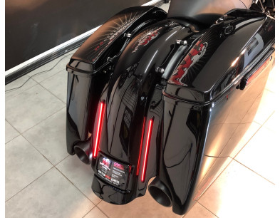 2014-2023 STRETCHED SADDLEBAGS BAGGER AND REAR FENDER EXTENDED MG PERFORMANCE HARLEY DAVIDSON TOURING