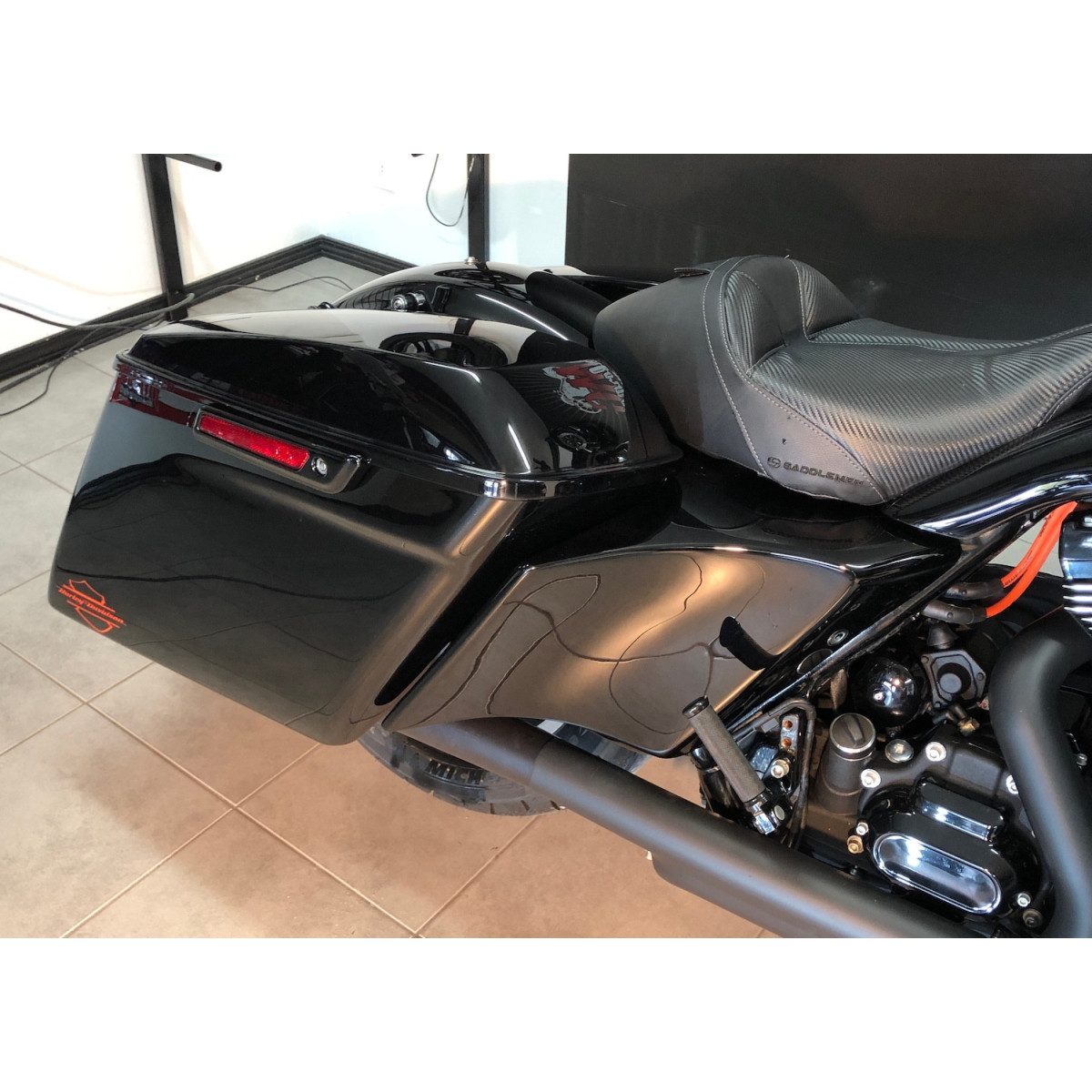 2014-2023 STRETCHED SADDLEBAGS BAGGER AND REAR FENDER EXTENDED MG ...