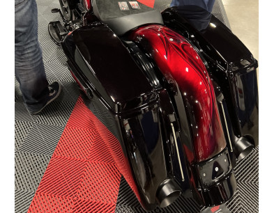 2014-2023 STRETCHED SADDLEBAGS BAGGER AND REAR FENDER EXTENDED MG PERFORMANCE HARLEY DAVIDSON TOURING