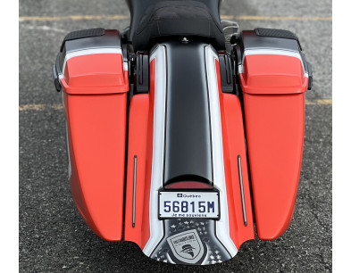 2014+ MODEL 1 SUPER STRETCHED SADDLEBAGS BAGGER AND REAR FENDER SUPER EXTENDED MG PERFORMANCE HARLEY DAVIDSON TOURING