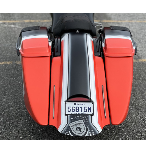 2014+ MODEL 1 SUPER STRETCHED SADDLEBAGS BAGGER AND REAR FENDER SUPER EXTENDED MG PERFORMANCE HARLEY DAVIDSON TOURING