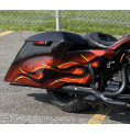 2014+ MODEL 1 SUPER STRETCHED SADDLEBAGS BAGGER AND REAR FENDER SUPER EXTENDED MG PERFORMANCE HARLEY DAVIDSON TOURING 2014+ MODEL 1 SUPER STRETCHED SADDLEBAGS BAGGER AND REAR FENDER SUPER EXTENDED MG PERFORMANCE HARLEY DAVIDSON TOURING