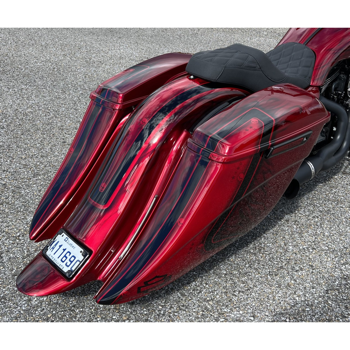 2014+ MODEL 2 SUPER STRETCHED SADDLEBAGS BAGGER AND REAR FENDER SUPER EXTENDED MG PERFORMANCE HARLEY DAVIDSON TOURING 2014+ MODEL 2 SUPER STRETCHED SADDLEBAGS BAGGER AND REAR FENDER SUPER EXTENDED MG PERFORMANCE HARLEY DAVIDSON TOURING