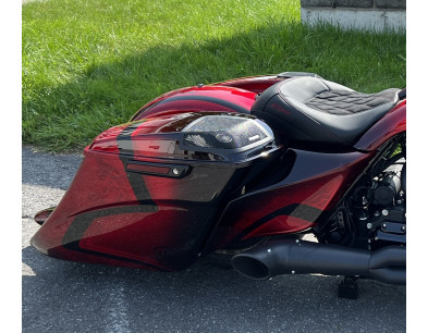 2014+ MODEL 2 SUPER STRETCHED SADDLEBAGS BAGGER AND REAR FENDER SUPER EXTENDED MG PERFORMANCE HARLEY DAVIDSON TOURING
