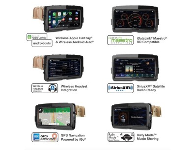 SOUNDSTREAM V2 2014+ HARLEY DAVIDSON RESERVE 8.3” SANS FIL HEADUNIT AUDIO RADIO