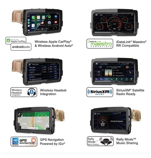 SOUNDSTREAM V2 2014+ HARLEY DAVIDSON RESERVE 8.3” SANS FIL HEADUNIT AUDIO RADIO